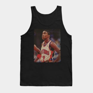 Isiah Thomas in Pistons Tank Top